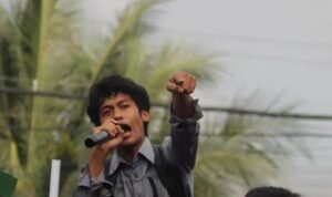 Koordinator Lapangan (Korlap) AMAK Kaltim, Faisal Hidayat