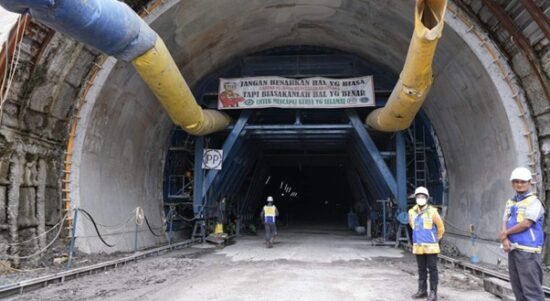 Proyek Strategis Terowongan di Jalan Sultan Alimuddin Samarinda (ist)
