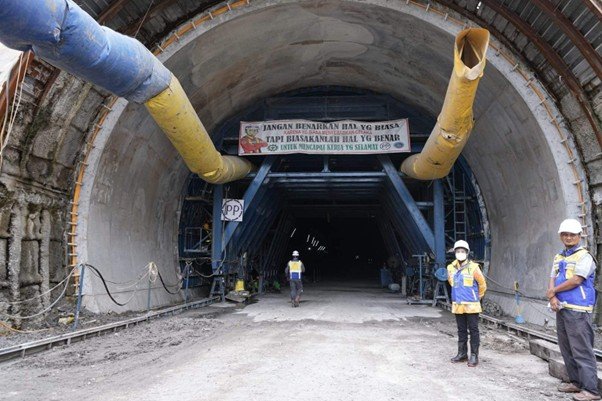 Proyek Strategis Terowongan di Jalan Sultan Alimuddin Samarinda (ist)