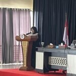Juru bicara Fraksi Gerindra, Rahmatia menyampaikan pandangan fraksi terhadap nota penjelasan Wali Kota mengenai Raperda Pertanggungjawaban Pelaksanaan APBD 2024. (Ist)