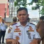 Kepala Dishub Kota Samarinda, Hotmarulitua Manalu saat diwawancarai
