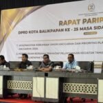 Rapat Paripurna DPRD Kota Balikpapan ke-25 Masa Sidang III Tahun Sidang 2024/2025 pada Rabu 13 Agustus 2025 pukul 09.30 Wita di Lantai 8 Gedung Parkir Klandasan.