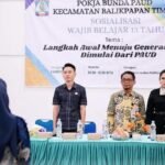 Anggota Komisi IV, Sufyan Jupri, hadiri kegiatan sosialisasi Wajib Belajar 13 Tahun yang digelar Pokja Bunda PAUD Kecamatan Balikpapan Timur.