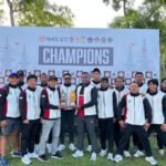 Tim kriket Kaltim yang berhasil meraih medali emas di Jimbaran Series T10 2025. Tim kriket Kaltim yang berhasil meraih medali emas di Jimbaran Series T10 2025.