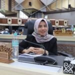 Anggota Komisi IV DPRD Kaltim, Damayanti, saat diwawancarai awak media.