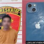 Pelaku Pencurian iPhone 13 Jalan M. Yamin, Inisial H (42).