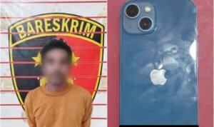 Pelaku Pencurian iPhone 13 Jalan M. Yamin, Inisial H (42).