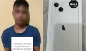 Tersangka Penjambretan Inisial AM (25)