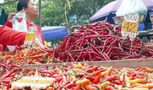 Foto: Lonjakan harga cabai di pasar tradisional/doc