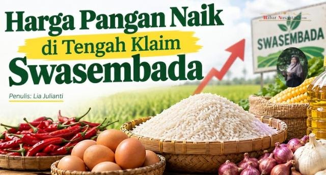Harga Pangan Naik di Tengah Klaim Swasembada