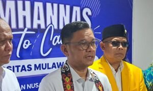 Gubernur Lemhannas RI, Ace Hasan Syadzily dalam Rangka Kuliah Umum Lemhannas Goes To Campus Universitas Mulawarman, GOR 27 September, Samarinda. Selasa(22/09/2026)