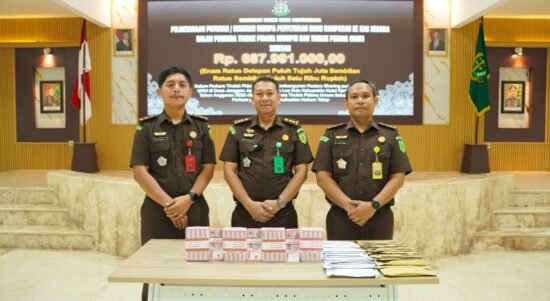 Kejari Kukar setor uang rampasan