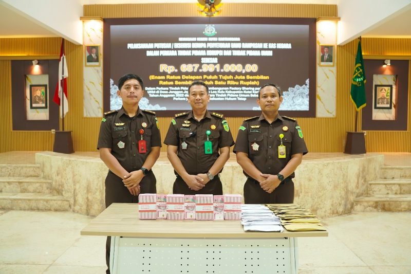 Kejari Kukar setor uang rampasan