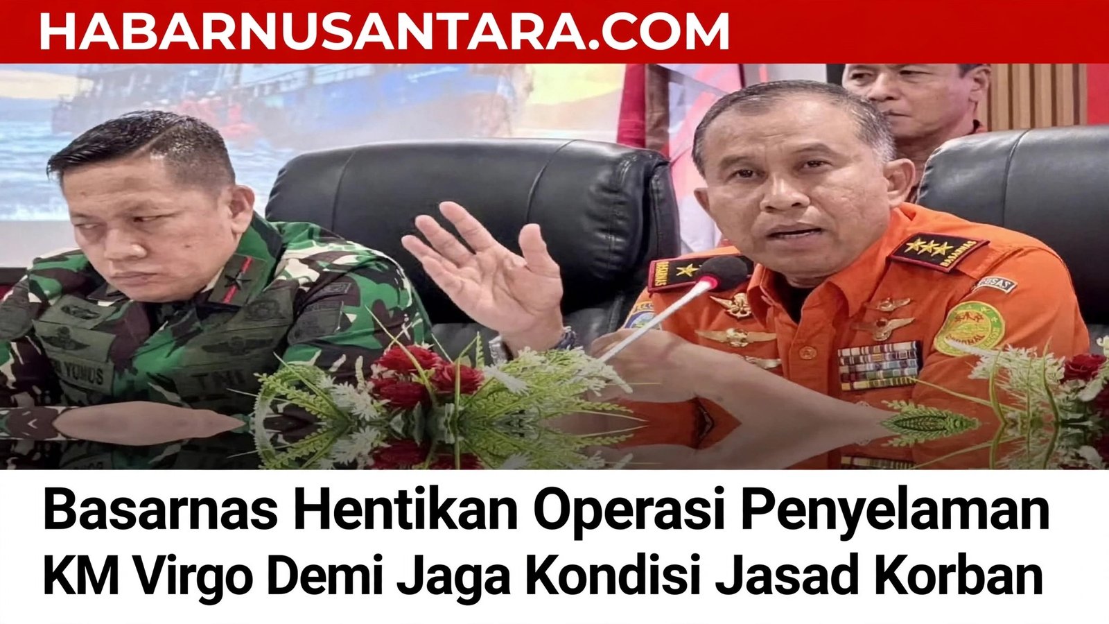 Basarnas hentikan sementara pencarian korban km virgo 8