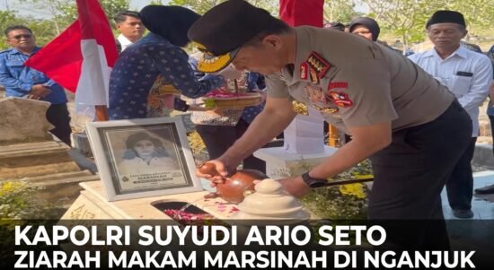 Kapolri Suyudi Ario Seto Ziarah Makam Marsinah di Nganjuk