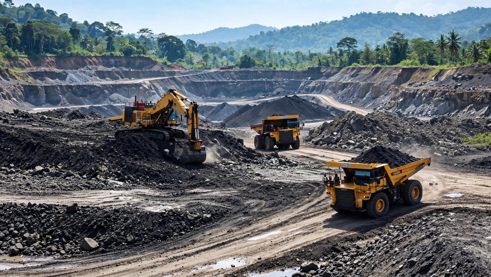 Ilustrasi mobil tambang. Kaltim Dorong Transformasi Ekonomi Berkelanjutan Lepas Ketergantungan Tambang 2045