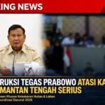 Instruksi Tegas Prabowo Atasi Karhutla Kalimantan Tengah Serius