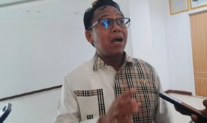 Anggota DPRD Samarinda, Samri Shaputra Saat diwawancarai terkait Ranperda Pemakaman