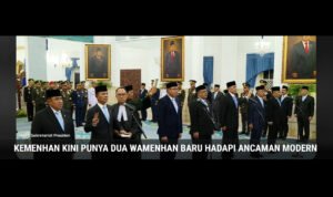 Kemenhan Kini Punya 2 Wamenhan Baru Hadapi Ancaman Modern