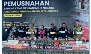 Bea Cukai Samarinda Sita 1,7 Juta Rokok Ilegal