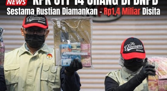 KPK OTT 14 Orang di BNPB, Sestama Rustian dan Uang Rp 1,4 Miliar Diamankan